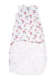 Perlimpinpin Cotton Muslin Sleep Bag 0.7 TOG Flamingos