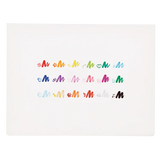 Ooly Stampables Double-Ended Stamp & Brush Markers - Set of 18