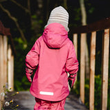 Calikids Fleece-lined Rain Jacket Rose