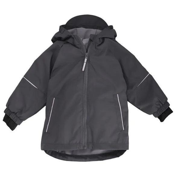 Calikids Fleece-lined Rain Jacket S2480 Charcoal