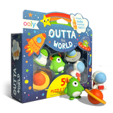 Ooly Outta This World Scented Puzzle Erasers - Set of 5