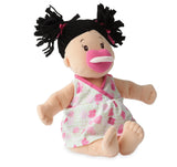 Manhattan Baby Stella Peach Doll with Black Hair