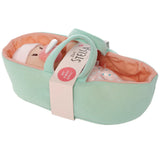 Manhattan Baby Love Stella My First Doll Peach & Bassinet