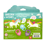 Ooly Unicorn Wishes Scented Puzzle Erasers - Set of 5