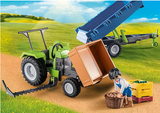 Playmobil 71249 Country Harvester Tractor with Trailer