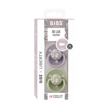 BIBS x LIBERTY De Lux 2 PACK Capel - Sage Mix - Onesize: 0-3 years