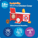 Learning Resources 7747 Peeksville™ Hide & Cheep Chicken Coop™