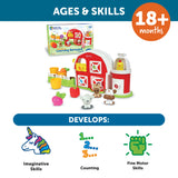 Learning Resources 7745 Peekaboo Learning Barn Playset