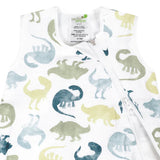 Perlimpinpin Cotton Muslin Sleep Bag 0.7 TOG Brachiosaurus