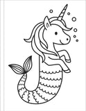 Mermaids Coloring Book!