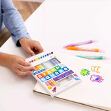 Ooly Stamp-a-Square Double-Ended Markers - set of 12
