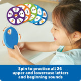 Learning Resources 3790 Skill Builders! Letter Quiz Wheel