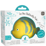 CaaOcho 100% Pure Natural Rubber Bath Toy Hole Free - Butterfly Fish