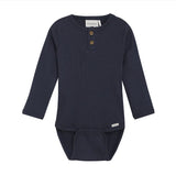 MinyMo Bodysuit LS Rib Parisian Night