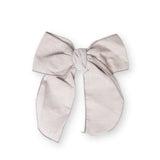 Lox Lion FINAL SALE Big Hair Bow on Clip Gray