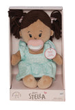 Manhattan Baby Love Stella Doll Beige with Brown Pigtails