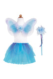 Great Pretenders 41385 Fancy Flutter Skirt Set w/Wings & Wand Blue