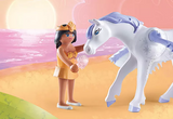 Playmobil 71361 Princess Magic Pegasus with Rainbow in the Clouds