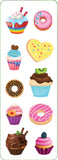 Cupcakes & Donuts Sticker Set