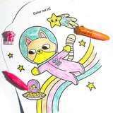 Ooly Lucky Cat Paw Scented Neon Highlighters - Set of 6