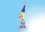 Playmobil Junior 71458 Disney Belle's Play Tower with Sound