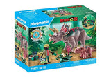 Playmobil 71821 Dinos Triceratops Family