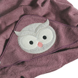 Perlimpinpin Baby Hooded Towel Owl