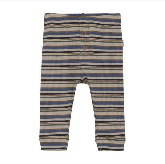 MinyMo Rib Pant Blue Stripe