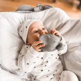 Tikiri Organic Natural Rubber Teether, Rattle & Bath Toy Elephant