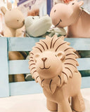 Tikiri Organic Natural Rubber Rattle, Teether & Bath Toy Lion