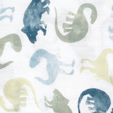 Perlimpinpin Cotton Muslin Sleep Bag 0.7 TOG Brachiosaurus