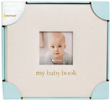 Pearhead Linen Square Baby Book