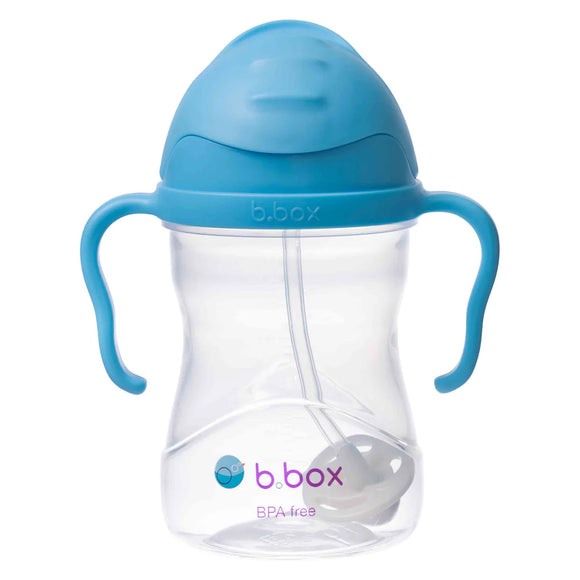 b.box Sippy Straw Cup 240ml - Blueberry