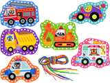 Lacing Cards - Cars & Trucks