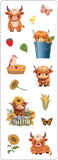 Highland Cows Sticker Set
