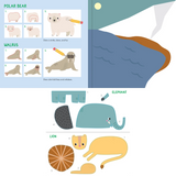 Sticker & Draw - Animals