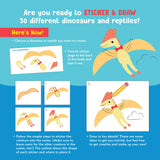 Sticker & Draw - Dinosaurs