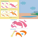 Sticker & Draw - Dinosaurs