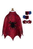 Great Pretenders 53272 Spider Cape Set with Mask and Cuffs