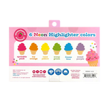 Ooly Sweet Scoops: Scented Neon Highlighters (Set of 6)