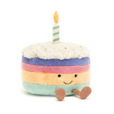 Jellycat Amuseable Rainbow Birthday Cake   