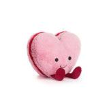 Jellycat Amuseable Colette Heart Macaron Pink 