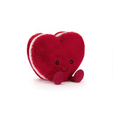 Jellycat Amuseable Arlette Heart Macaron  Red