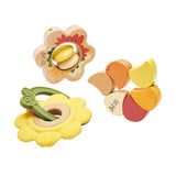 Hape E0144 The Met Artful Flowers Rattle Trio