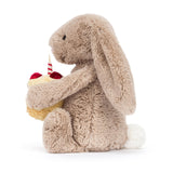 Jellycat Bashful Beige Bunny Birthday   *Coming Soon