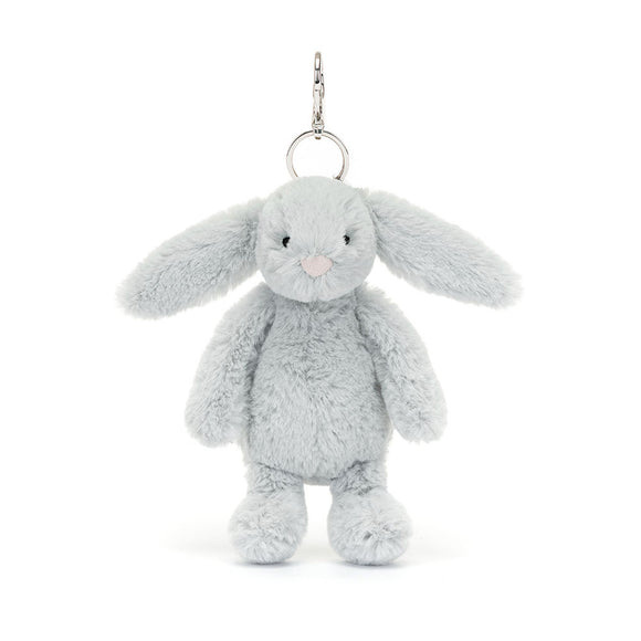 Jellycat Bashful Silver Bunny Bag Charm 
