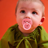 BIBS Pacifier Original COLOUR Latex 2pk Petal/Baby Pink