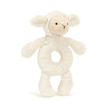 Jellycat Bashful Lamb Ring Rattle 