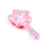 Puckator Unicorn Magic Star Shaped Glitter Hair Brush