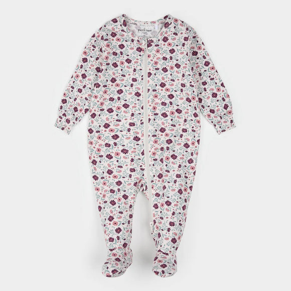 Petit Lem Sleeper Poppy Floral on beige